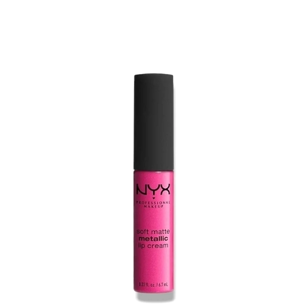 Mauve pink Paris NYX professional makeup lip cream Metallic soft matte